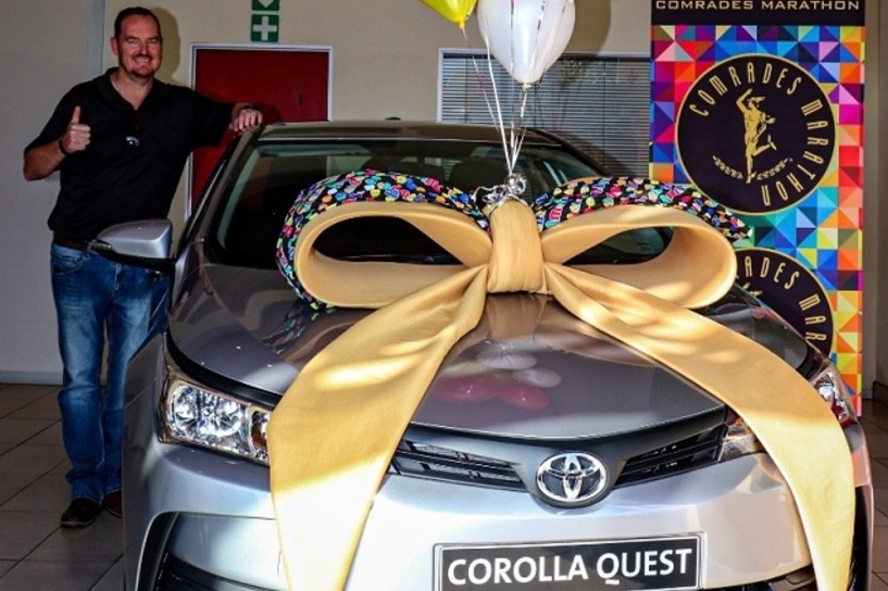 COMRADES TOYOTA WIN-A-CAR WINNER ANNOUNCED